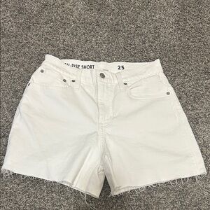 J. Crew Women's White Jean Shorts